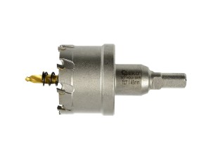 Otwornica widiowa - koronka do metalu 45mm z wiertłem tytanowym Geko