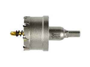Otwornica widiowa - koronka do metalu 50mm z wiertłem tytanowym Geko