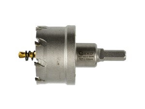 Otwornica widiowa - koronka do metalu 53mm z wiertłem tytanowym Geko