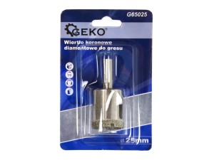 Wiertło koronowe diamentowe do gresu płytek ceramicznych 25mm Geko