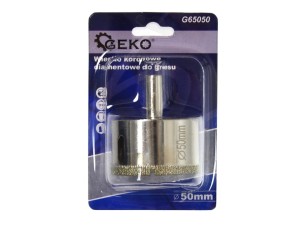 Wiertło koronowe diamentowe do gresu płytek ceramicznych 50mm Geko
