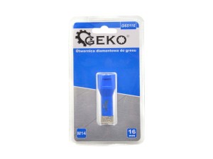 Otwornica diamentowa do gresu płytek ceramicznych 16mm M14 Geko