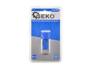 Otwornica diamentowa do gresu płytek ceramicznych 20mm M14 Geko