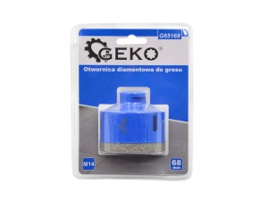 Otwornica diamentowa do gresu płytek ceramicznych 68mm M14 Geko