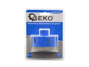 Otwornica diamentowa do gresu płytek ceramicznych 82mm M14 Geko
