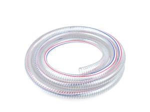 Wąż ssawny 1 cal 1'' 25 mm - wzmacniany drutem 5m Geko