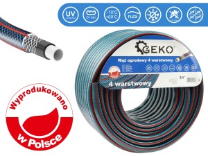 Wąż ogrodowy 4 Warstwowy 3/4" 50m GEKO NEW Geko