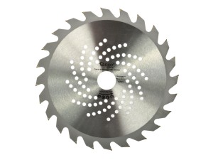 Tarcza do cięcia drewna 250x32x24T do piły stołowej / krajzegi Otwory chłodzące Geko