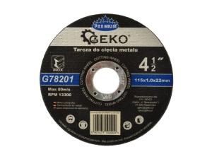 Tarcza do cięcia metalu GEKO  115x1,0 Ino Geko