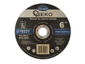 Tarcza do cięcia metalu GEKO  150x1.6 do nierdzewki INOX  Geko