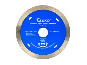 Tarcza do cięcia glazury 125mmx10x1.2mm  Geko