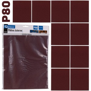 Płótno ścierne – arkusz 230x280mm P80 Geko