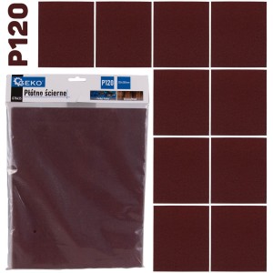 Płótno ścierne – arkusz 230x280mm P120 Geko