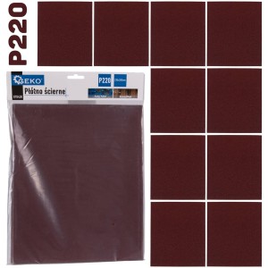 Płótno ścierne – arkusz 230x280mm P220 Geko