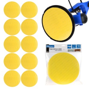 Papier ścierny na dysk – krążek z otworami 225mm P180 /żyrafa/ Geko