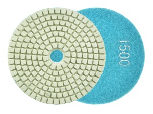 Tarcza polerska do szlifowania gresu na mokro 100mm GR1500 Geko