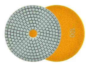 Tarcza polerska do szlifowania gresu na mokro 125mm GR100 Geko