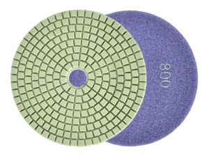 Tarcza polerska do szlifowania gresu na mokro 125mm GR800 Geko