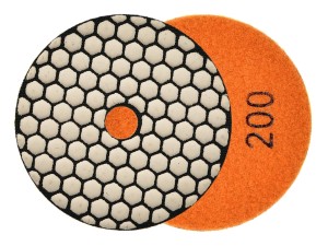 Tarcza polerska do szlifowania gresu na sucho 100mm GR200 Geko