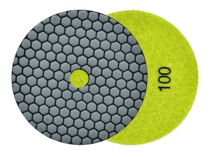 Tarcza polerska do szlifowania gresu na sucho 125mm GR100 Geko