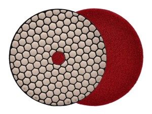 Tarcza polerska do szlifowania gresu na sucho 125mm GR400 Geko