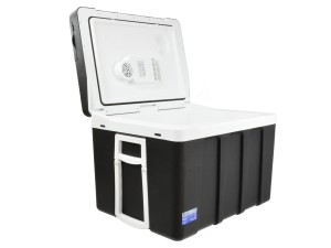 Lodówka turystyczna 12V/230V 50L na kołach Geko
