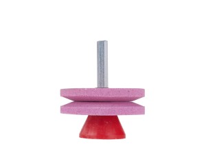 Ostrzałka do noży kosiarek na wiertarkę/wkrętarkę 2x53mm HEX Geko