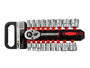 Klucze nasadowe  z grzechotką  8-32mm 1/2"19e Geko