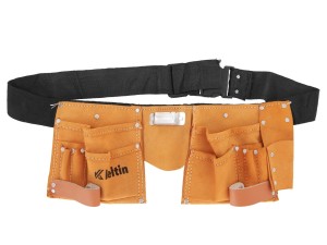 Pas narzędziowy – monterski skórzany 11 kieszeni Geko