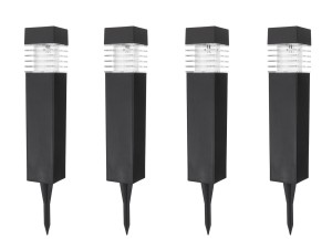 Lampa solarna ogrodowa gruntowa wbijana 6x6x40cm Geko