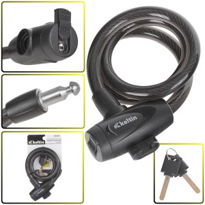 Zapięcie rowerowe na klucz 12x800mm Geko