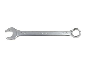 Klucz płasko-oczkowy satynowany 27mm CRV - CS DIN3113A TVARDY PROFI