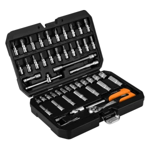 Zestaw kluczy nasadowych w walizce 55 el.  idealny prezent dla majsterkowicza Neo