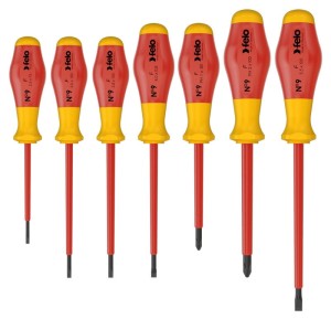 Zestaw wkrętaków izolowanych 1000V FELO -  VDE [7 szt.]   2.5 / 3.0 / 3.5 / 4.0 / 5.5 / PH1 / PH2