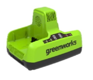 Ładowarka 6 A dual slot do baterii akumulatorów 60V Greenworks G60x2UC6