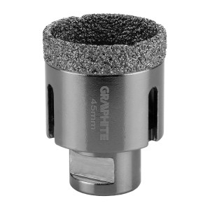 Otwornica diamentowa do płytek gresu kamienia 45 mm x M14 Graphite