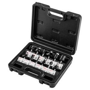 Frezy do drewna WIDIOWE modelowanie OBRÓKBA 6mm zestaw 12 szt. GRAPHITE