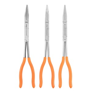 Szczypce KOMBINEREK długich z podwójnym przegubem stalowe CRV zestaw 3 szt.