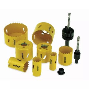 Zestaw otwornic bi-metalowych do stali metalu aluminium kpl 12szt Dedra