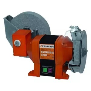 Szlifierka stołowa 250W dwutarczowa 150x20mm/200x20mm do pracy na sucho i mokro Dedra