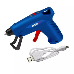 Pistolet do kleju na gorąco sieciowy 15W 7-8mm bezprzewodowa USB Dedra