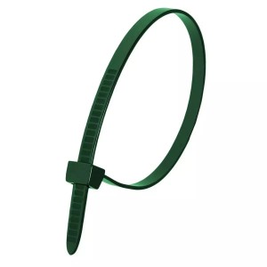Nylonowe opaski zaciskowe zielone 7,6x370mm (100szt.) Dedra