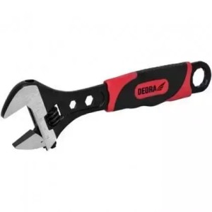 Klucz nastawny 150mm, 0-19mm, stal CrV, uchwyt gumowany Dedra