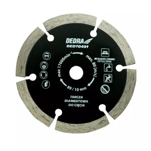 Tarcza diamentowa 89x10x1,2x1,8x7x6T do DED7049, do ceramiki Dedra