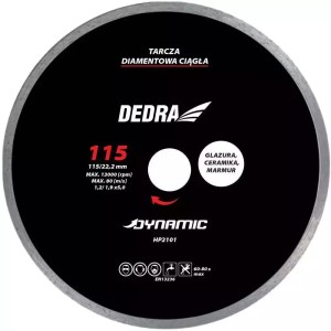 Tarcza diamentowa 230mm/22.2mm Dynamic Dedra