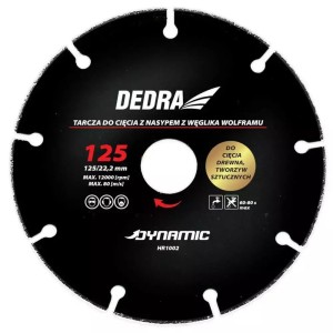 Tarcza do cięcia drewna, tworzyw sztucznych 230mm/22,2 Dedra