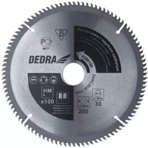 Piła tarczowa do cięcia drewna 450x30mm100z Dedra