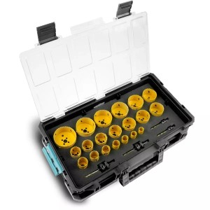 Zestaw otwornic bi-metalowych 20-83 w walizce SAS Dedra