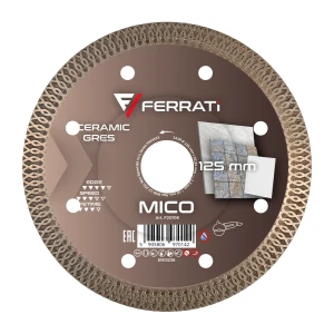 Tarcza diamentowa tnąca 125mm MICO na sucho Ferrati
