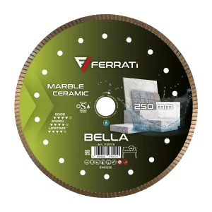 Tarcza diamentowa tnąca 250mm BELLA na mokro Ferrati